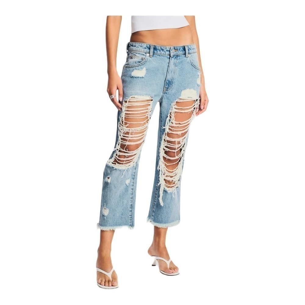 SER.OY.A Omar Drop Boyfriend Jean in Coastline NWT